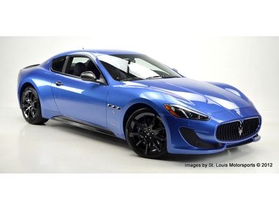 2013 Maserati Granturismo Sport Coupe Blu Sophisticato over Nero 422 Miles!, image 3