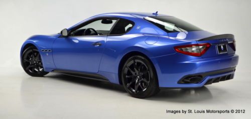 2013 Maserati Granturismo Sport Coupe Blu Sophisticato over Nero 422 Miles!, image 5
