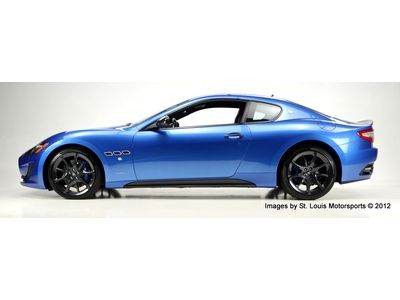 2013 Maserati Granturismo Sport Coupe Blu Sophisticato over Nero 422 Miles!, image 7