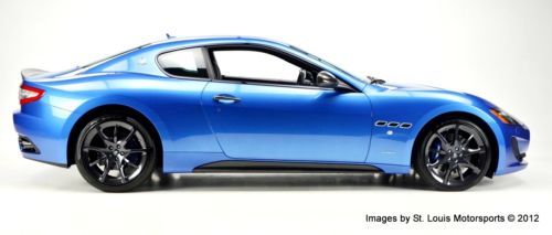 2013 Maserati Granturismo Sport Coupe Blu Sophisticato over Nero 422 Miles!, image 8