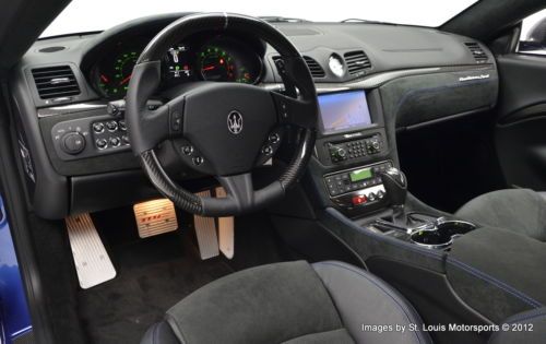 2013 Maserati Granturismo Sport Coupe Blu Sophisticato over Nero 422 Miles!, image 11