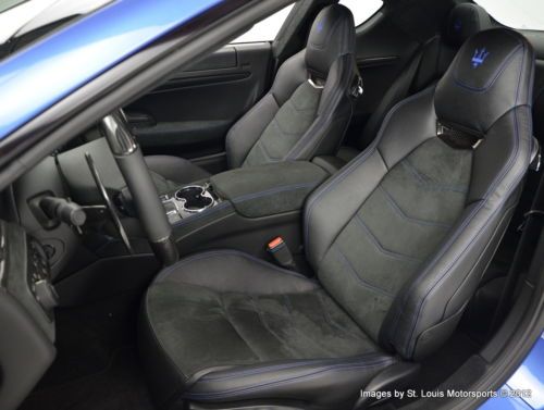 2013 Maserati Granturismo Sport Coupe Blu Sophisticato over Nero 422 Miles!, image 15