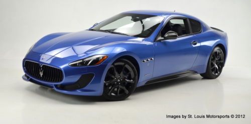 2013 Maserati Granturismo Sport Coupe Blu Sophisticato over Nero 422 Miles!, image 23