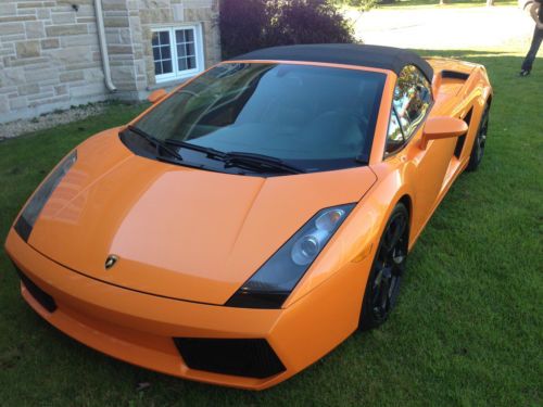 2008 lamborghini gallardo spyder convertible 2-door 5.0l