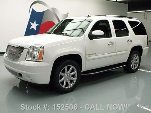 2008 gmc yukon denali sunroof nav dvd rear cam 20&#039;s 83k texas direct auto