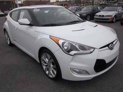 2012 hyundai veloster 3dr cpe one owner low miles clean carfax 6 spd manual