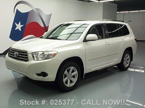 2008 toyota highlander 3.5l v6 alloy wheels one owner!! texas direct auto