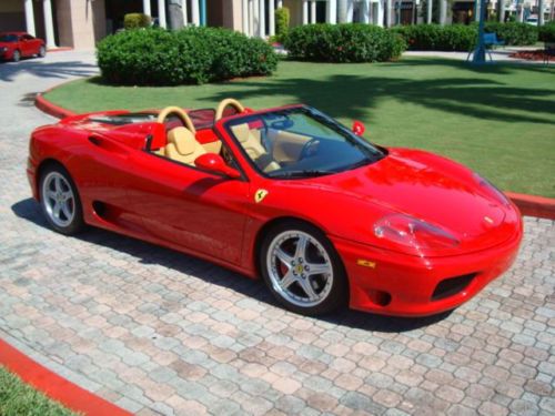 2005 ferrari 360 spider - stick shift - not f1 transmission!! - **no reserve**