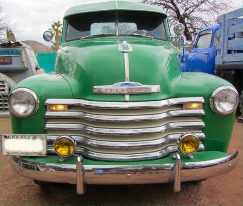 1951 chevrolet truck 1/2 ton step side original style older restoration gm 51