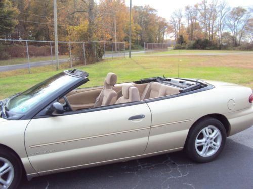 Chrysler sebring jx convertible v6 clean pa inspected nice fun car no reserve