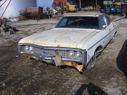 1969 chevy impala white 12 bolt/396 car neds restored