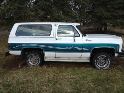 1977 chevrolet k5 blazer custom deluxe sport utility 2-door 5.7l