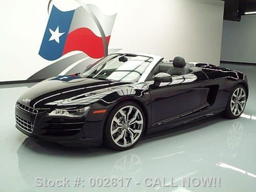 2012 audi r8 5.2 quattro spyder cabriolet awd r-tronic! texas direct auto