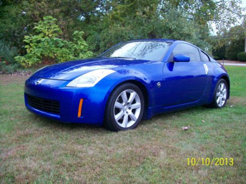 2003 nissan 350z enthusiast coupe  3.5l, 6 speed, daytona blue, no reserve