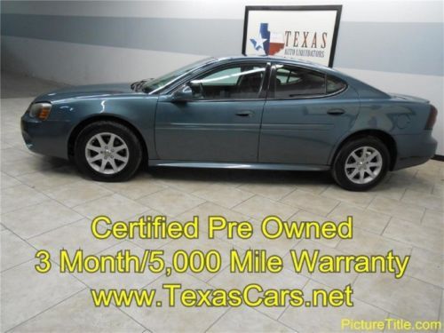 06 grand prix sedan v6 automatic warranty finance texas