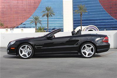 2011 mercedes-benz sl550+19&#034; amg sport+prem pkg 1+keyless+parktronic+$113k new!