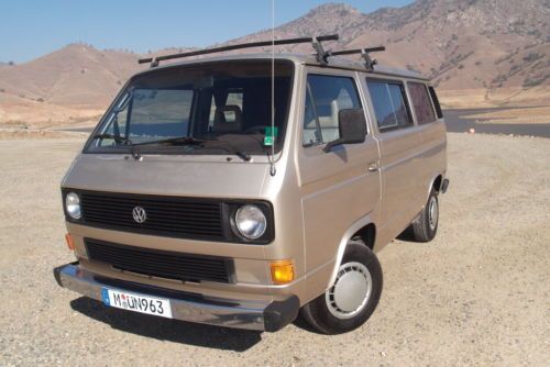 Rare 1985 volkswagen vanagon diesel w/ ac, heat, cd, ps, &amp; extras no reserve