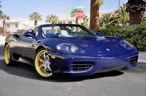 2002 ferrari 360 2dr convertible spider fresh majo