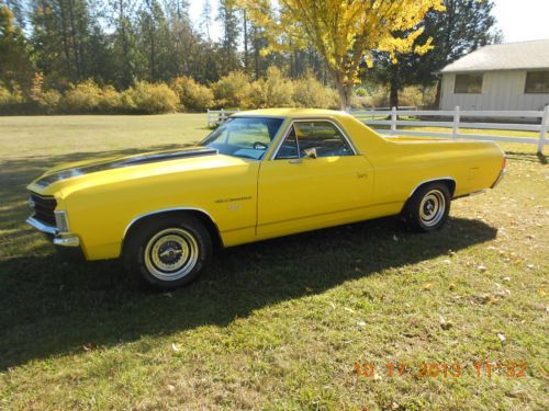 1972 chevrolet el camino custom standard cab pickup 2-door 5.7l