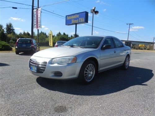 02 4 door domestic automatic power cloth silver sedan as-is - no reserve