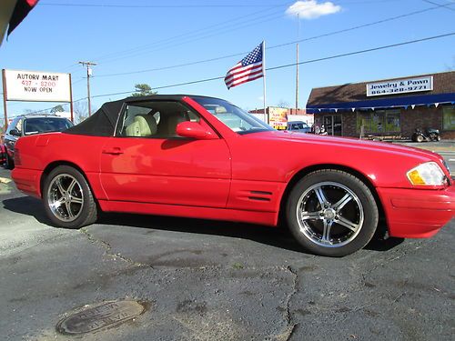 1999 mercedes-benz sl500 conv. 61k actual miles with hard top