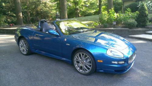 Maserati 90th anniversary spyder! anniversary blue! only 3k miles! 77/90