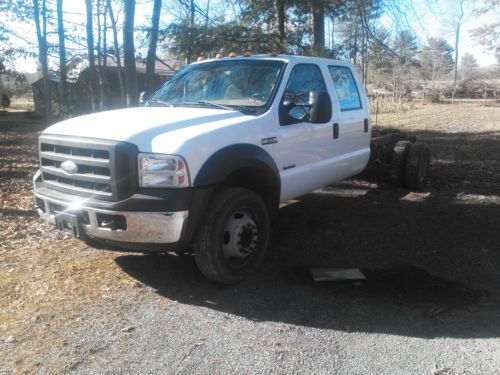 2007 ford f550 xl crew cab/chassis