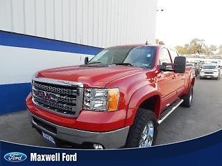 13 sierra 2500hd crew cab slt 4x4 z71, 6.0l v8, auto, leather, clean!