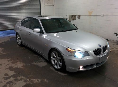 2004 bmw 545i w/sport package-6 speed manual,rwd,loaded,beautiful-112,800 miles