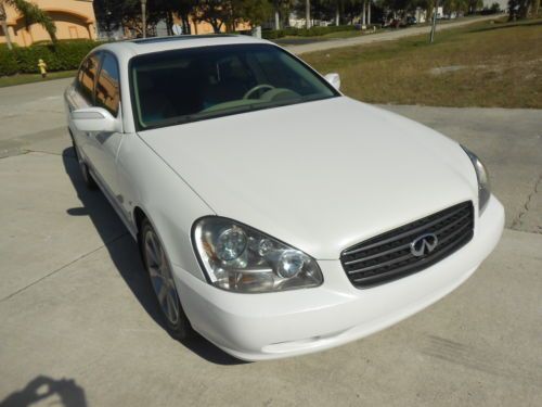 2002 infiniti q45- florida car- clean carfax- leather- monroof- 18&#034; wheels-sharp