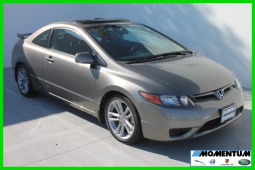 2008 honda civic si coupe with roof/ cloth interior/ roof * fun * we finance!!!