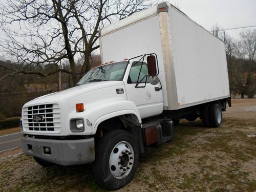 1999 chevy chevrolet c6500 box truck allison transmission cat diesel 20ft box