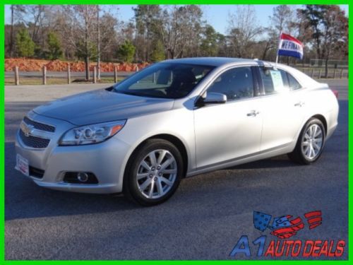 2013 malibu sedan low miles finance auto leather clean title ipod power