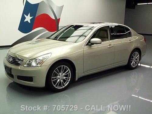 2007 infiniti g35 journey sedan leather sunroof 51k mi texas direct auto