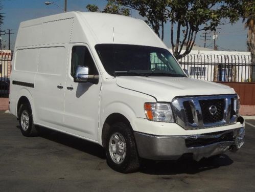 2012 nissan nv 2500hd high roof damaged salvage runs! priced to sell wont last!!