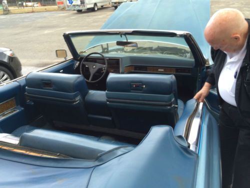 1970 Cadillac DeVille Convertible Blue with Blue Leather Interior, US $5,500.00, image 6