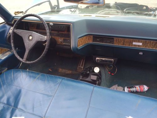 1970 Cadillac DeVille Convertible Blue with Blue Leather Interior, US $5,500.00, image 7