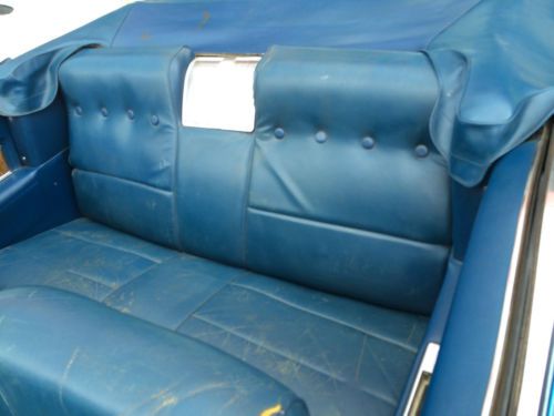 1970 Cadillac DeVille Convertible Blue with Blue Leather Interior, US $5,500.00, image 14