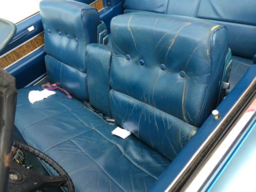 1970 Cadillac DeVille Convertible Blue with Blue Leather Interior, US $5,500.00, image 15