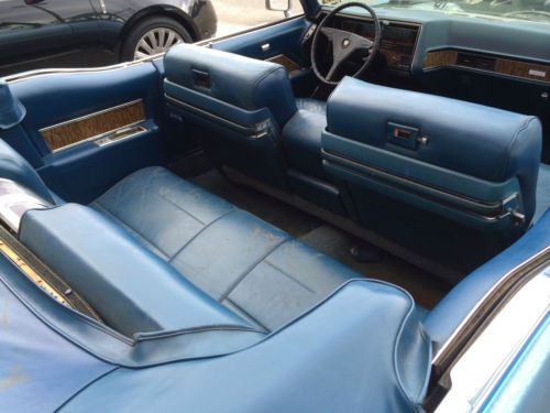 1970 Cadillac DeVille Convertible Blue with Blue Leather Interior, US $5,500.00, image 17