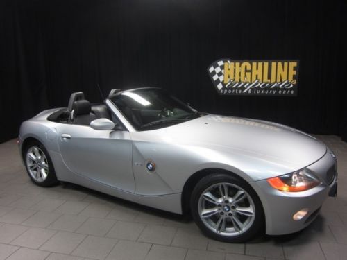 2003 bmw z4 3.0i, 225hp, 6-speed manual, heated leather seats, fast &amp; fun!