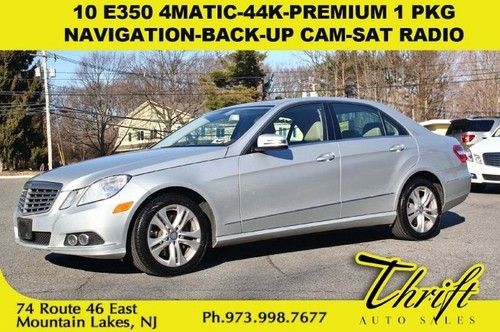 10 e350 4matic-44k-premium 1 pkg-navigation-back-up cam-sat radio