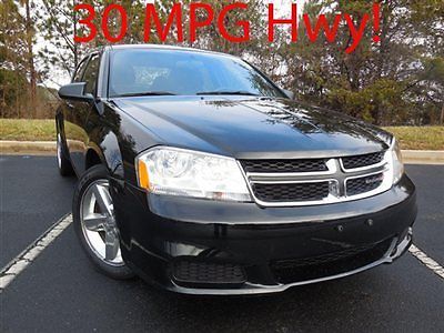 Dodge avenger se low miles 4 dr sedan automatic gasoline 2.4l i4 black