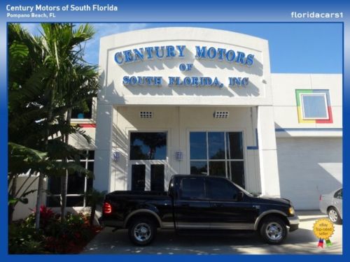 2003 ford f150 crew cab 4.6l v8 auto low mileage 1 owner leather loaded