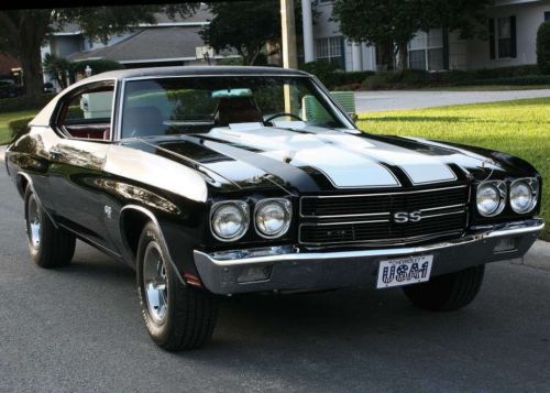 Amazing 454 v-8 rotisserie restored-1970 chevrolet chevelle ss coupe - 500 miles