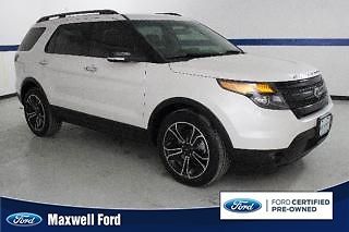 13 explorer sport 4x4, 3.5l turbo v6,heated/cooled leather, navi, sunroof, blis