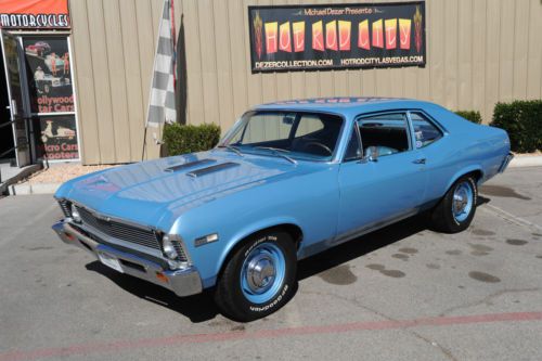 1968 chevy nova ii  396 v8, 4 speed, restored by scuncio chevy performance !