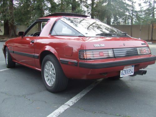 1985 mazda rx-7 gsl-se 59k miles! rare color! extremely original survivor