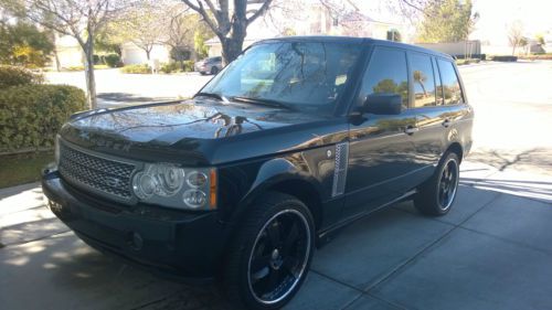 Range rover supercharged black on black