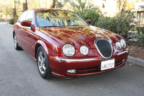 2001 jaguar s-type sedan, v6  3.0l, local calif car, clean autocheck 81k miles